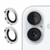 محافظ لنز دوربین تیسیکالا مدل نگین دار مناسب برای گوشی موبایل اپل IPhone 16 / 16 Plus 