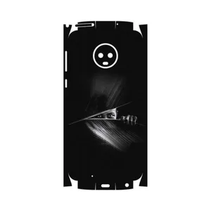 MAHOOT Black Portrait-FullSkin Cover Sticker for Motorola Moto G6