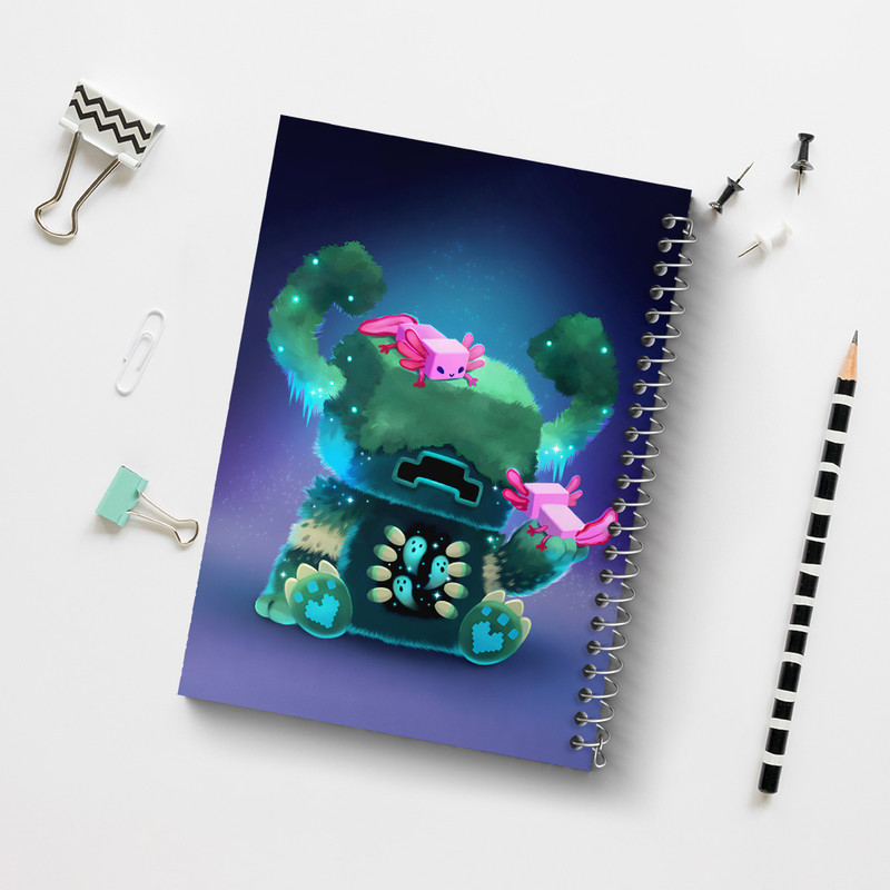 دفتر مشق 50 برگ خندالو طرح ماینکرافت (Minecraft) کد N5985