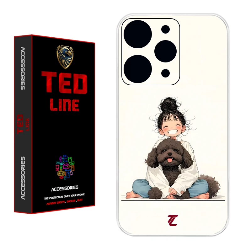 کاور تدلاین طرح سگ کد 1199 مناسب برای گوشی موبایل شیائومی Redmi 12 4G