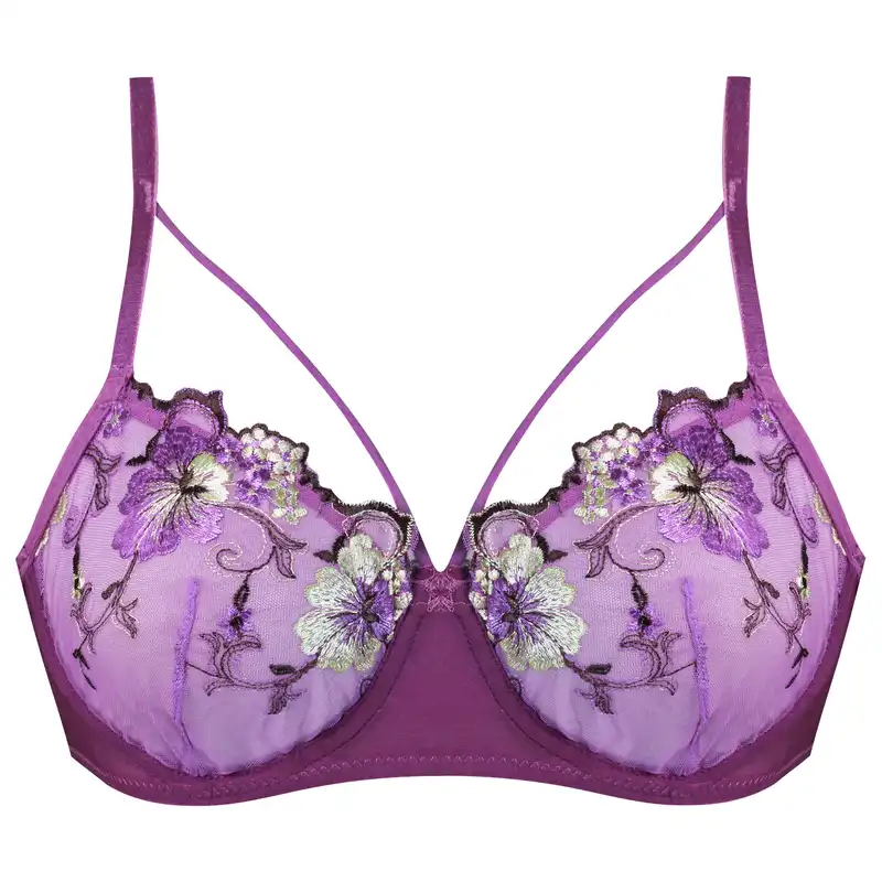 ست شورت و سوتین زنانه کارنا رز مدل فنردار کد 3378-16 رنگ بنفش