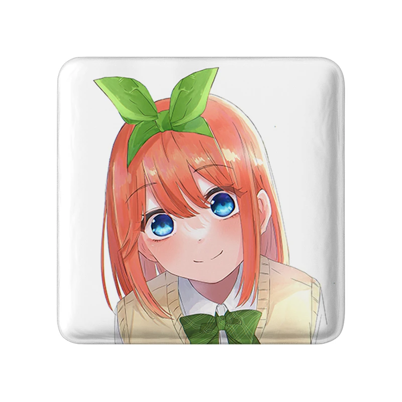 مگنت خندالو طرح یوتسوبا انیمه پنج عروس مساوی مدل مربعی کد 32548