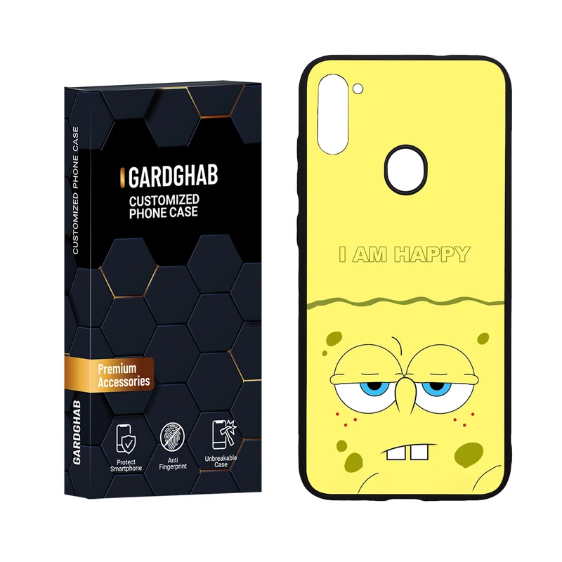  کاور گارد قاب مدل پشت گلس فانتزی مناسب برای گوشی موبایل سامسونگ Galaxy A11 / M11