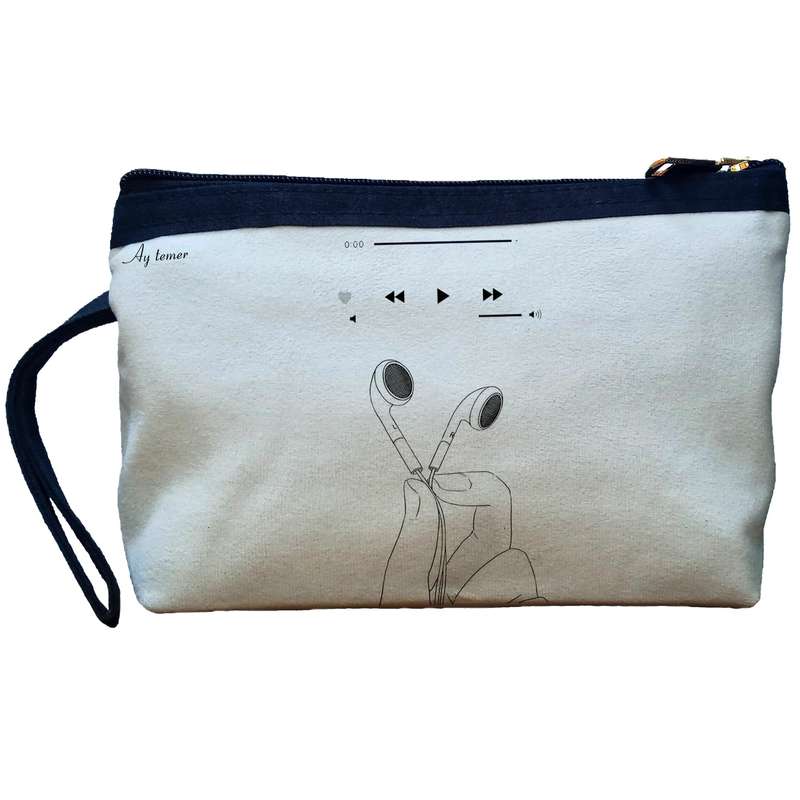 کیف لوازم آرایش زنانه آی تمر مدل پلی موزیک کد 225