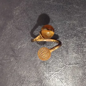  انگشتر طلا 18 عیار زنانه قیراط طرح دایره کد GH1488