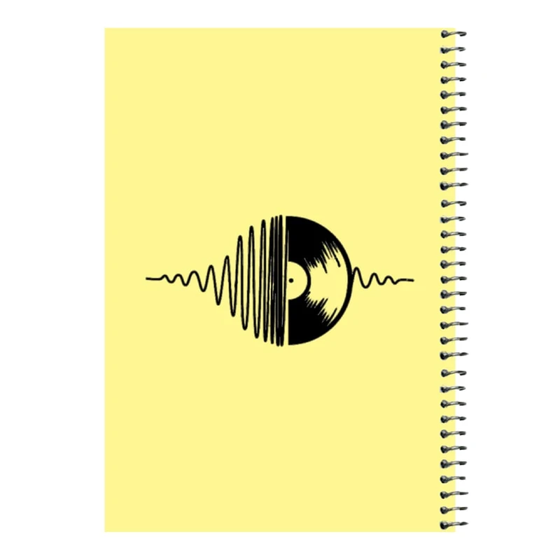 دفتر مشق 80 برگ اس جی مدل دیسک موزیک  