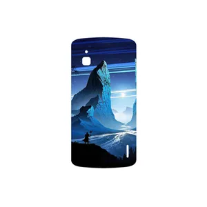 MAHOOT Blue Mountains Digital Art Cover Sticker for Google Nexus 4