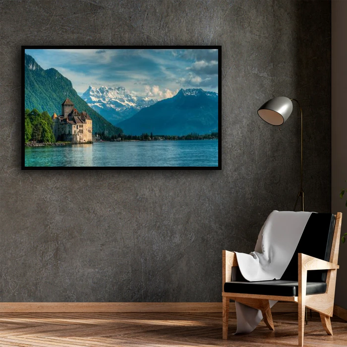 تابلو نوری بکلیت طرح طبیعت و دریا مدل B-D1514