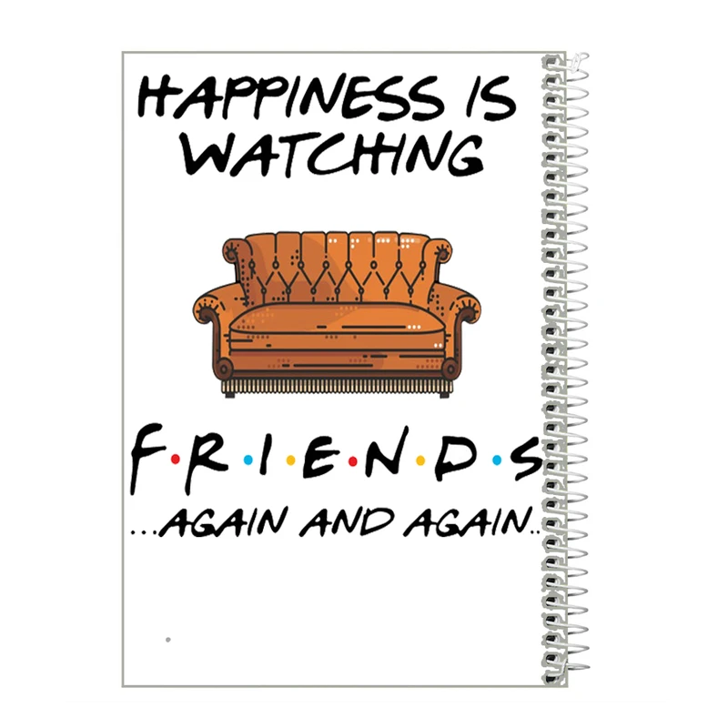 دفتر زبان 60 برگ طرح سریال فرندز کد z469