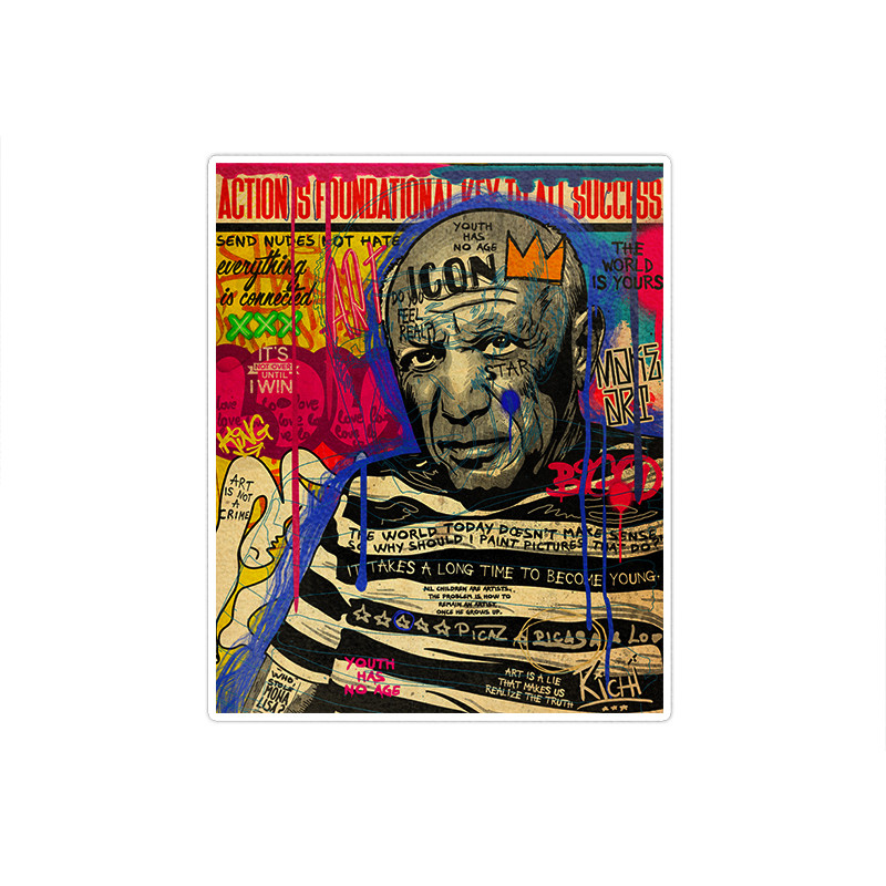 استیکر تزئینی موبایل و تبلت ماسا دیزاین مدل stkv0161 طرح پیکاسو