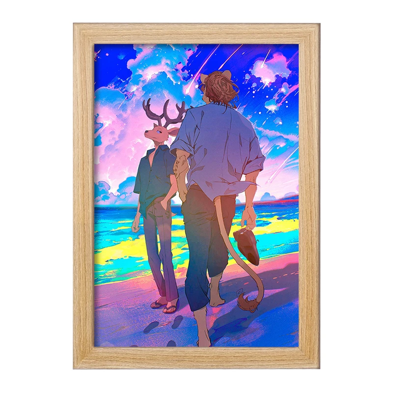 تابلو خندالو مدل لوییس و ایبوکی انیمه بیستارز کد 33448