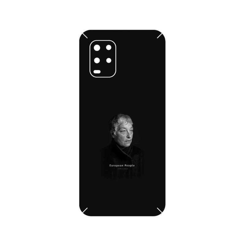 برچسب پوششی ماهوت مدل Portrait of a European Woman مناسب برای گوشی موبایل شیائومی Mi 10 Lite 5G
