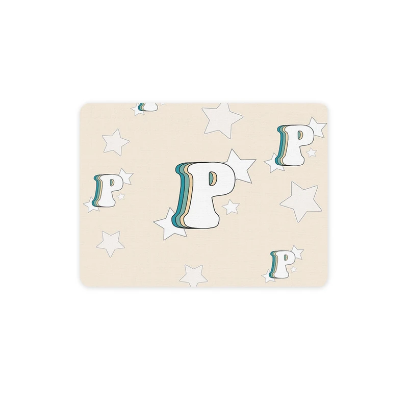 ماوس پد ترمه طراحان ایده مدل حرف P رترو کد cfp2940