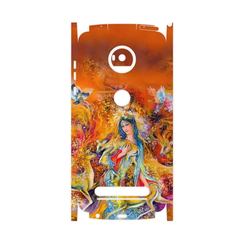 برچسب پوششی ماهوت مدل Persian miniature 2-FullSkin مناسب برای گوشی موبایل موتورولا Moto Z2 Play