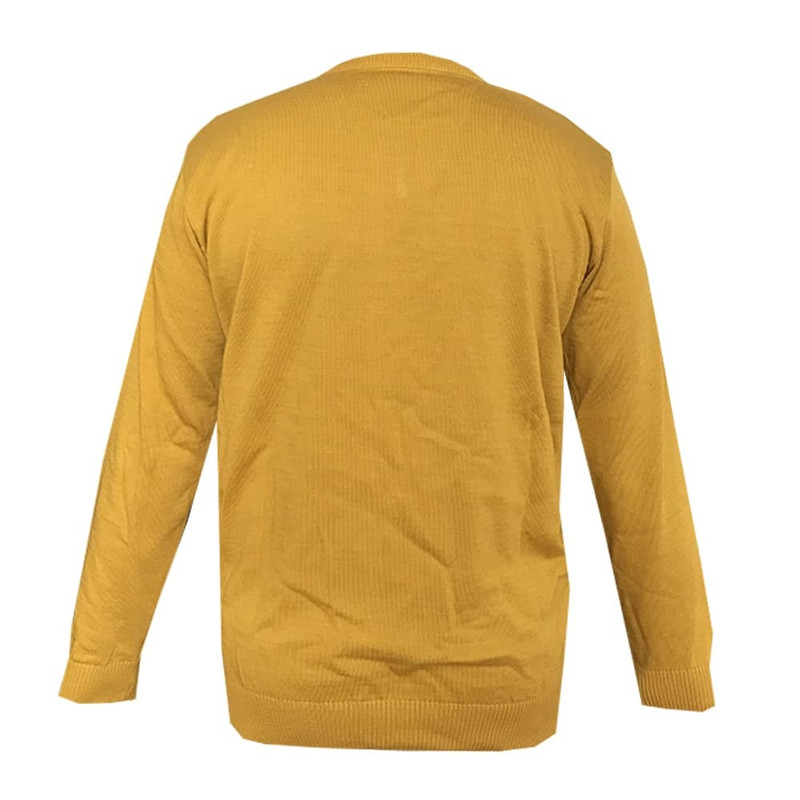 پلیور مردانه مدل 1111 رنگ خردلی 