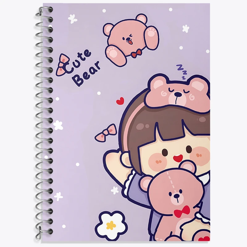 دفتر نت موسیقی 50 برگ خندالو طرح دخترانه کیوت کد N3949