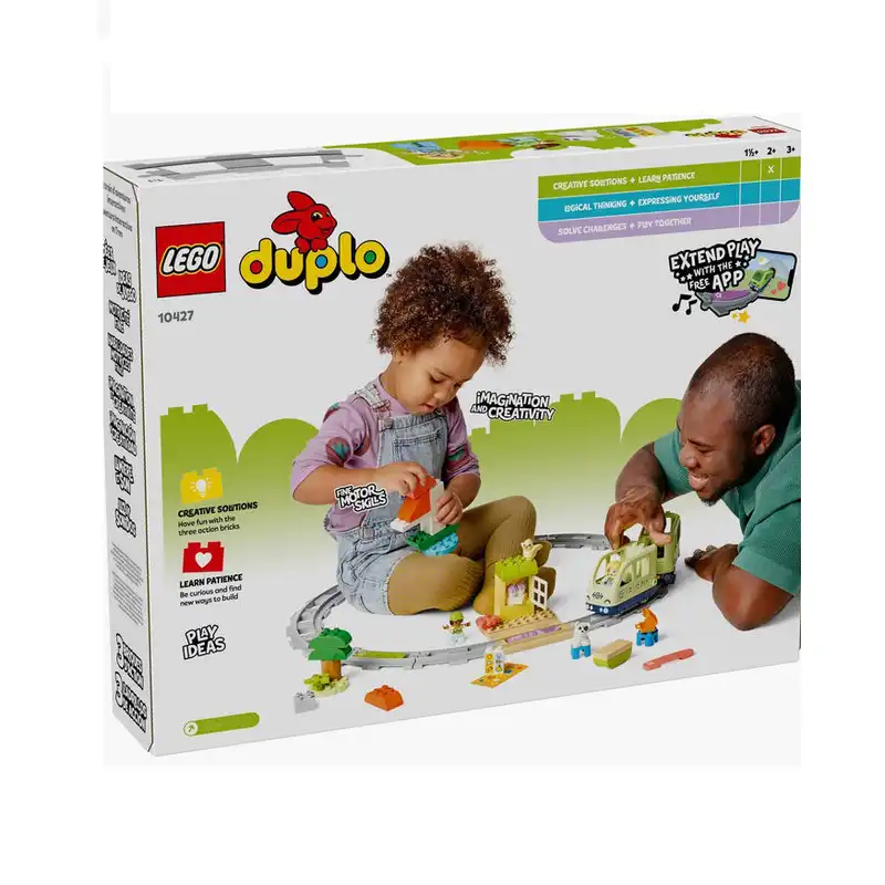لگو 57 تکه سری Duplo مدل Interactive Adventure Train کد 10427