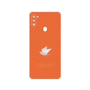 MAHOOT Minimalist origami bird Cover Sticker for Samsung Galaxy M11