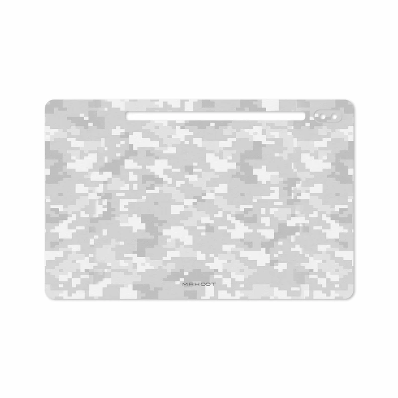 برچسب پوششی ماهوت مدل Army-Snow-Pixel مناسب برای تبلت سامسونگ Galaxy Tab S6 2019 SM-T865