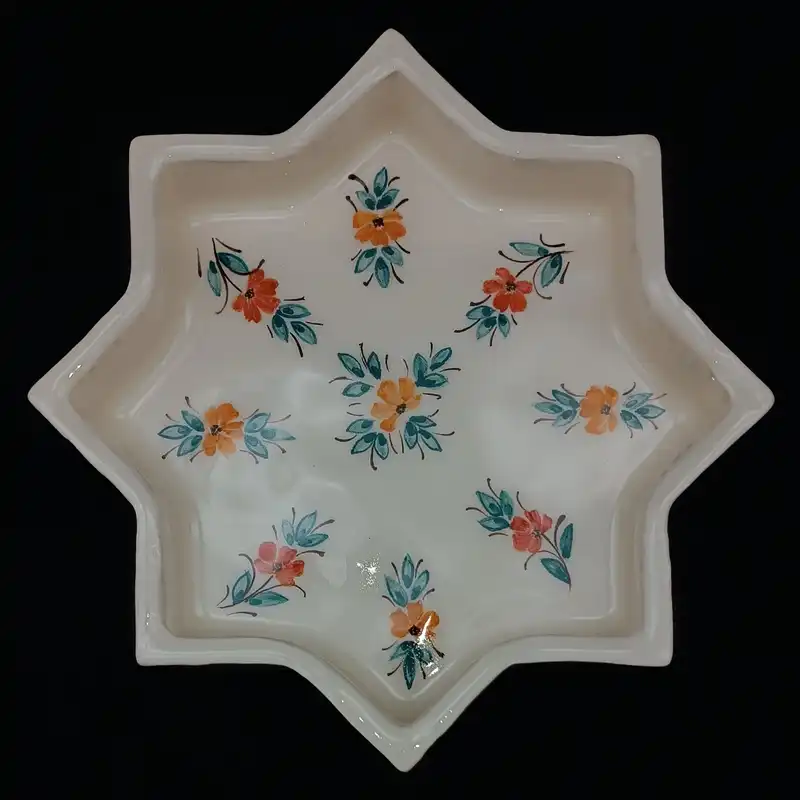 شکلات خوری سرامیکی هیوا طرح شمسه کد 13408667