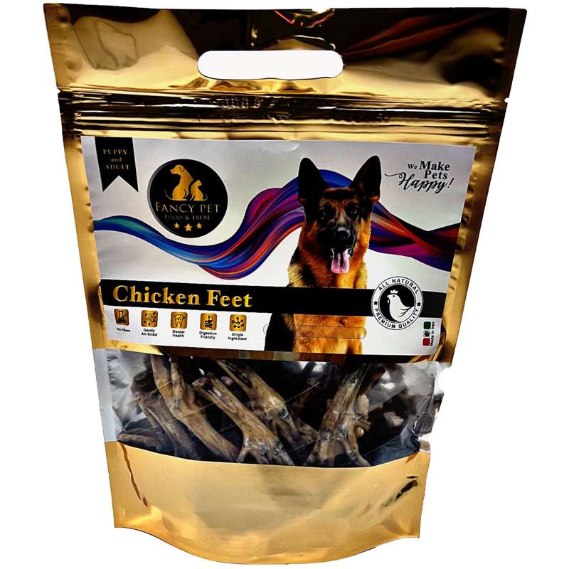 غذای تشویقی سگ فنسی پت مدل Chicken Feet وزن 200 گرم