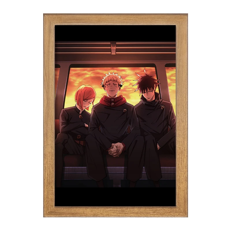 تابلو خندالو مدل مگومی و ایتادوری و نوبارا انیمه جوجوتسو کایزن  کد 11077