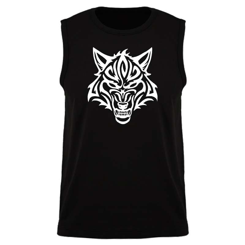 تاپ مردانه مدل گرگ کد D20 رنگ مشکی