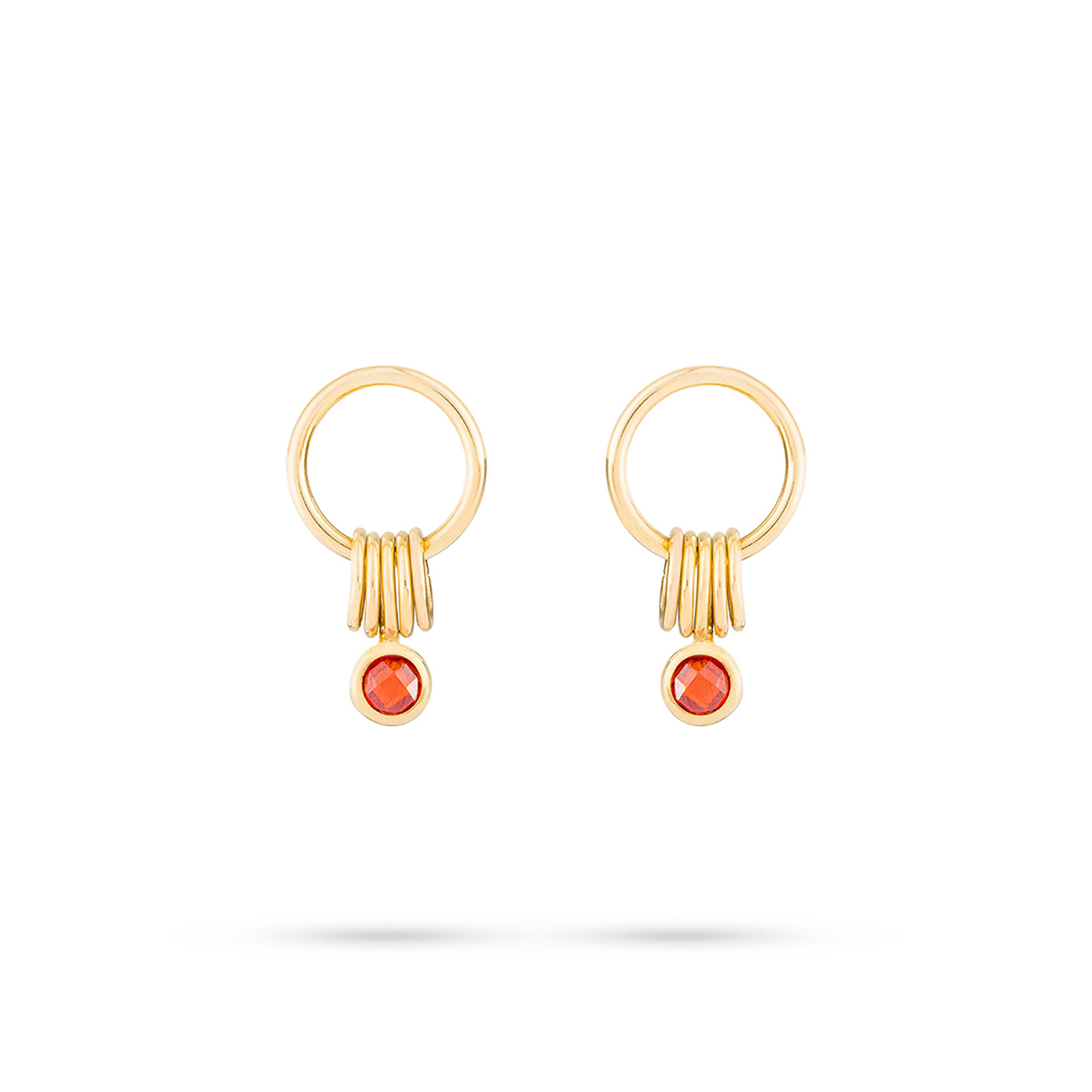 گوشواره طلا 18 عیار زنانه کیا گالری مدل AE172