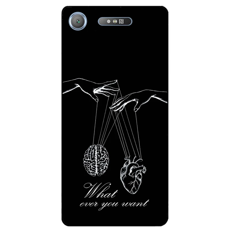 کاور مگافون طرح فکر و احساس مدل 1899 مناسب برای گوشی موبایل سونی Xperia XZ1 