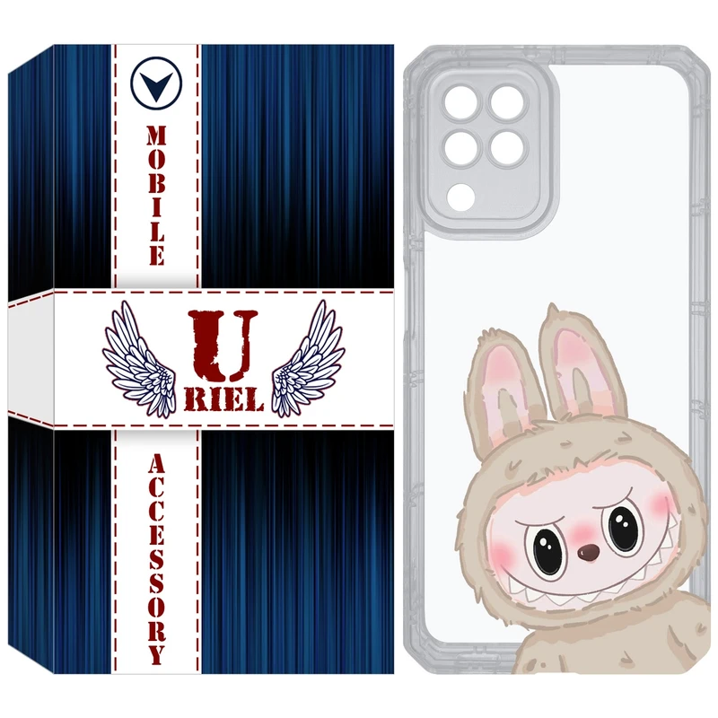کاور یوریل مدل Clear کد 119 طرح لبوبو Labubu مناسب برای گوشی موبایل سامسونگ Galaxy A22 4G / M32 / M22