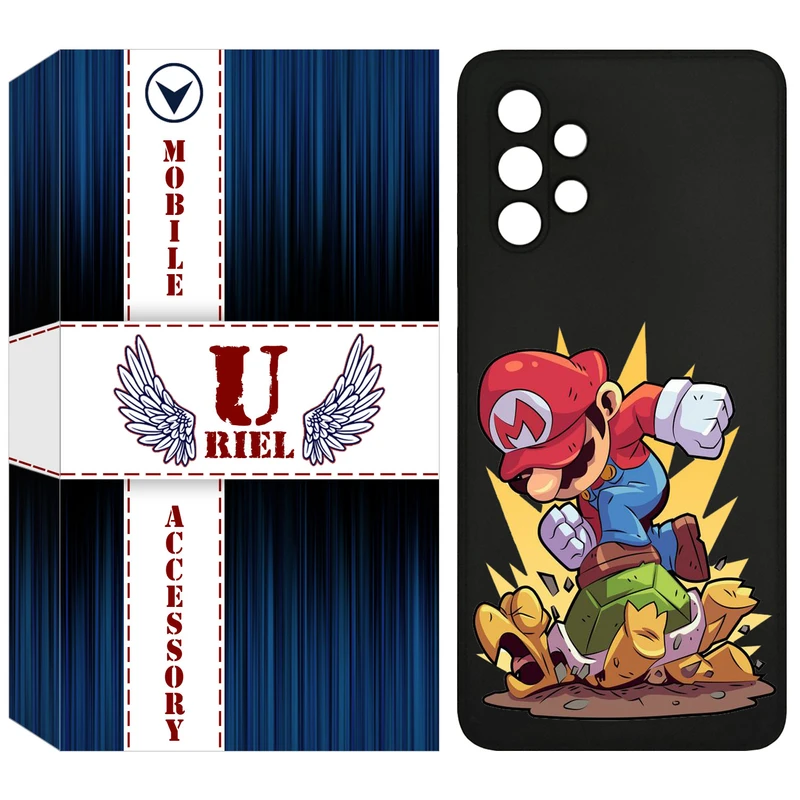 کاور یوریل مدل KSH کد 64 طرح ماریو مناسب برای گوشی موبایل سامسونگ Galaxy A32 4G