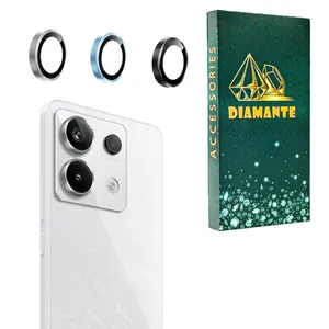 محافظ لنز دوربین فلزی دیامانته مدل Lenz Gn مناسب برای گوشی موبایل شیائومی Redmi Note 13 4G