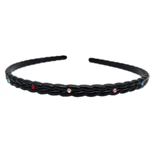 تل مو زنانه مدل بافت ریز نگین دار