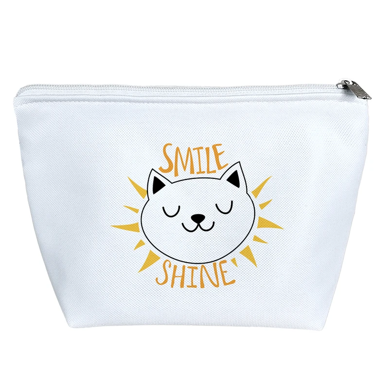 کیف لوازم آرایش دخترانه خندالو مدل گربه کد 1847