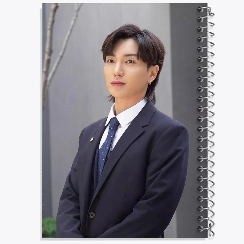 دفتر مشق 100 برگ خندالو طرح لیتوک گروه سوپر جونیور Super Junior کد 21460