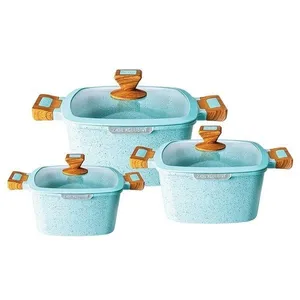 سرویس قابلمه گرانیت 6 پارچه زیو مدل Z-30