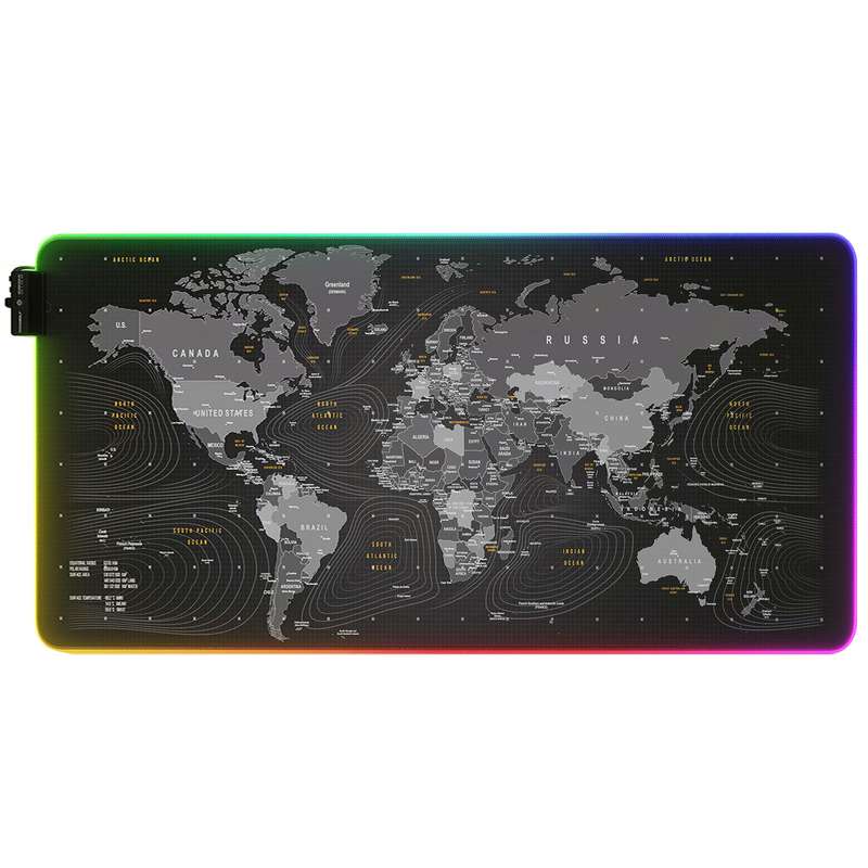 ماوس پد مخصوص بازی تایتان ولف مدل Global Lighting RGB