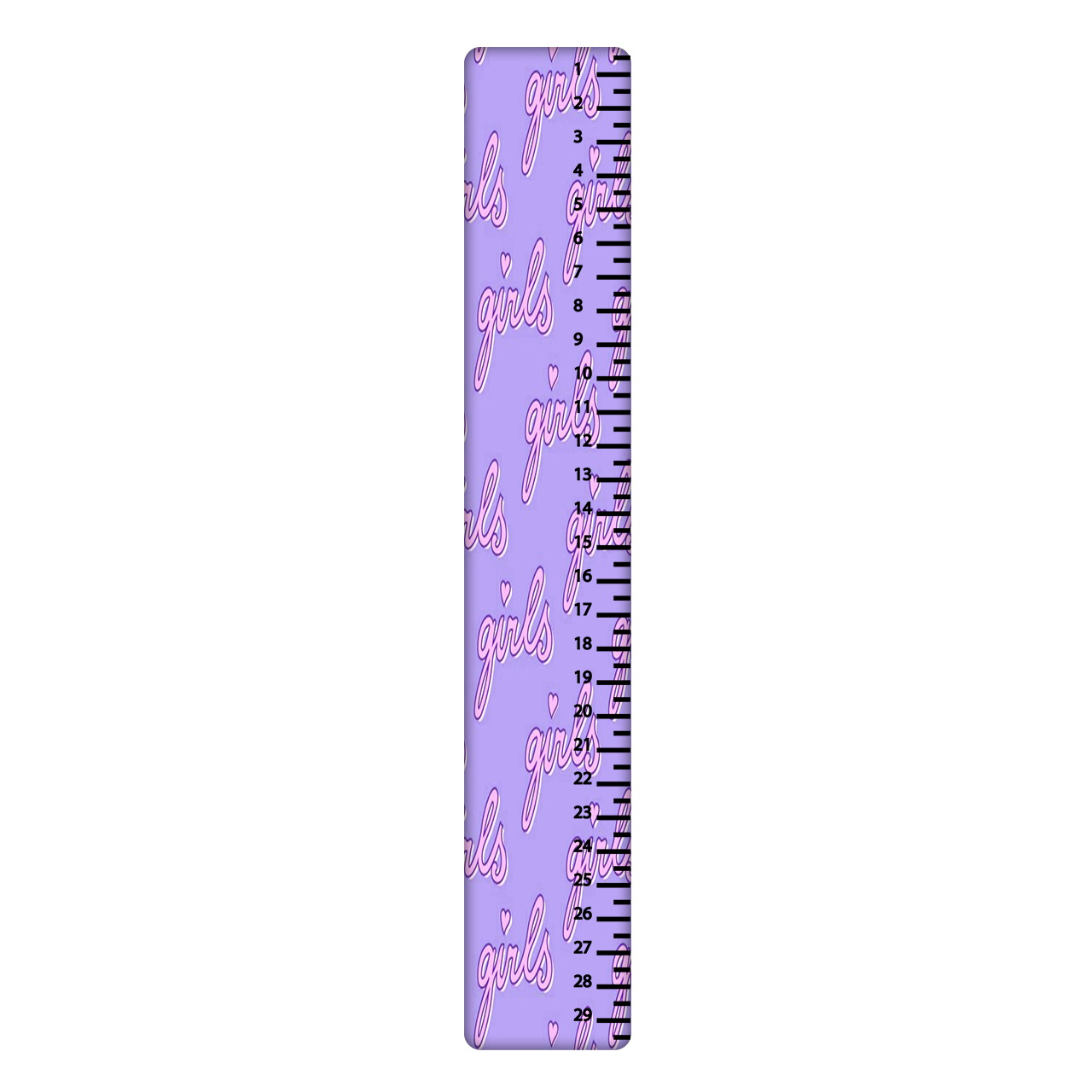 خط کش 30 سانتی متر طرح girls کد 1018