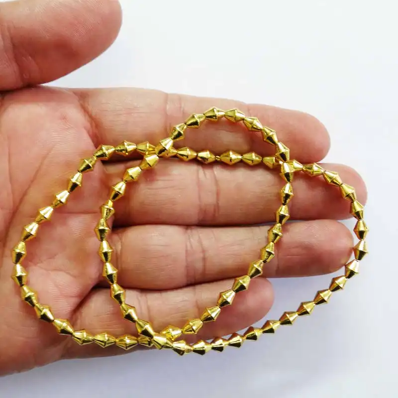 مهره دستبند مدل حدید چند وجهی کد MO-1012 مجموعه 40 عددی