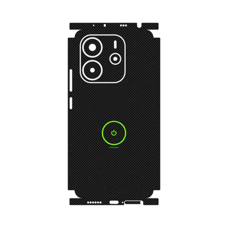 برچسب پوششی ماهوت مدل Minimal Power Button-FullSkin مناسب برای گوشی موبایل شیائومی Redmi Note 14 4G