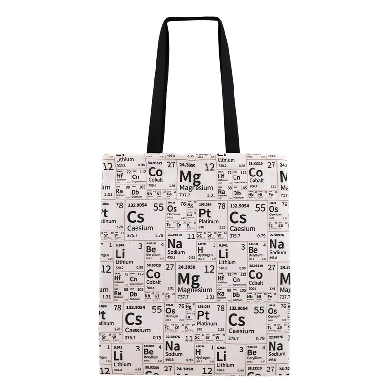 ساک دستی مدل جدول عناصر مندلیف کد 9189