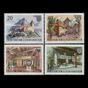 تمبر یادگاری مدل خارجی مجموعه 4 عددی