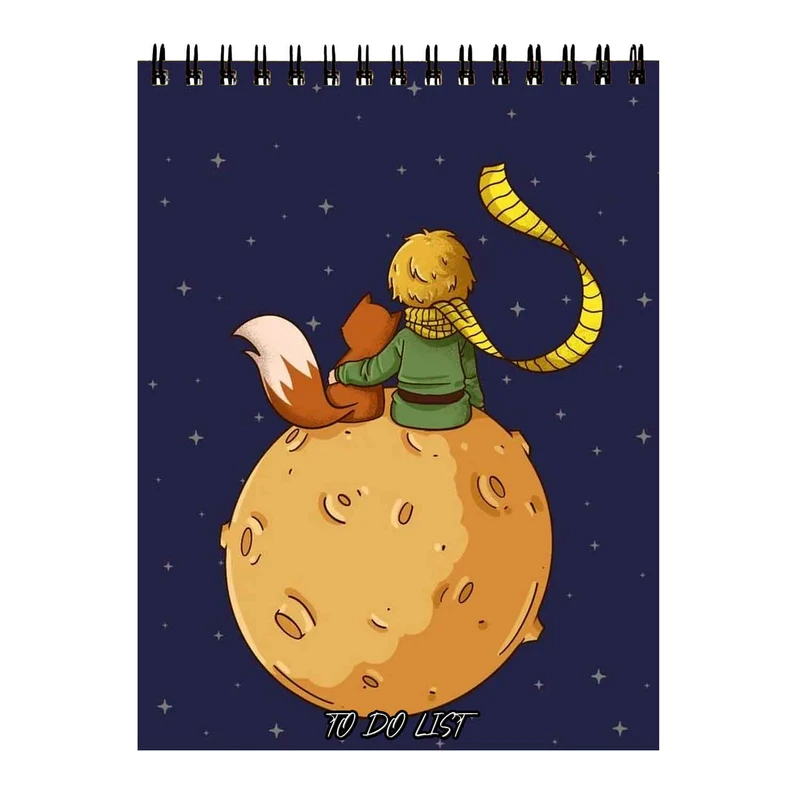 دفتر برنامه ریزی50 برگ طرح شازده کوچولو کد 3898