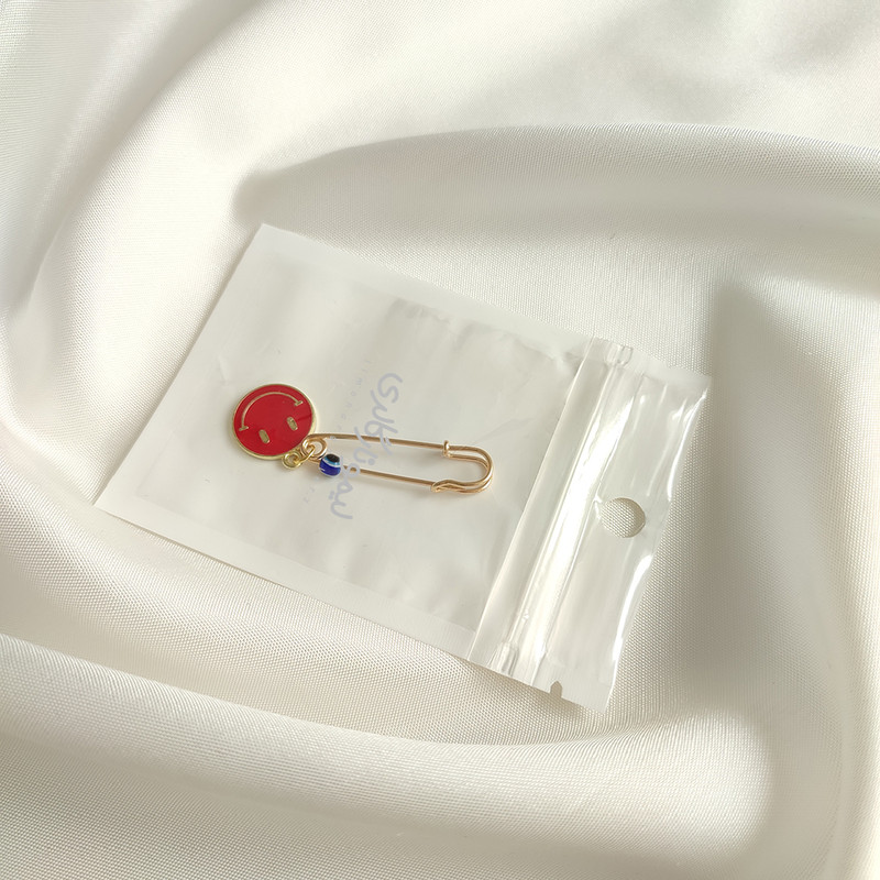 سنجاق سینه دخترانه لیمونار گالری مدل لبخند