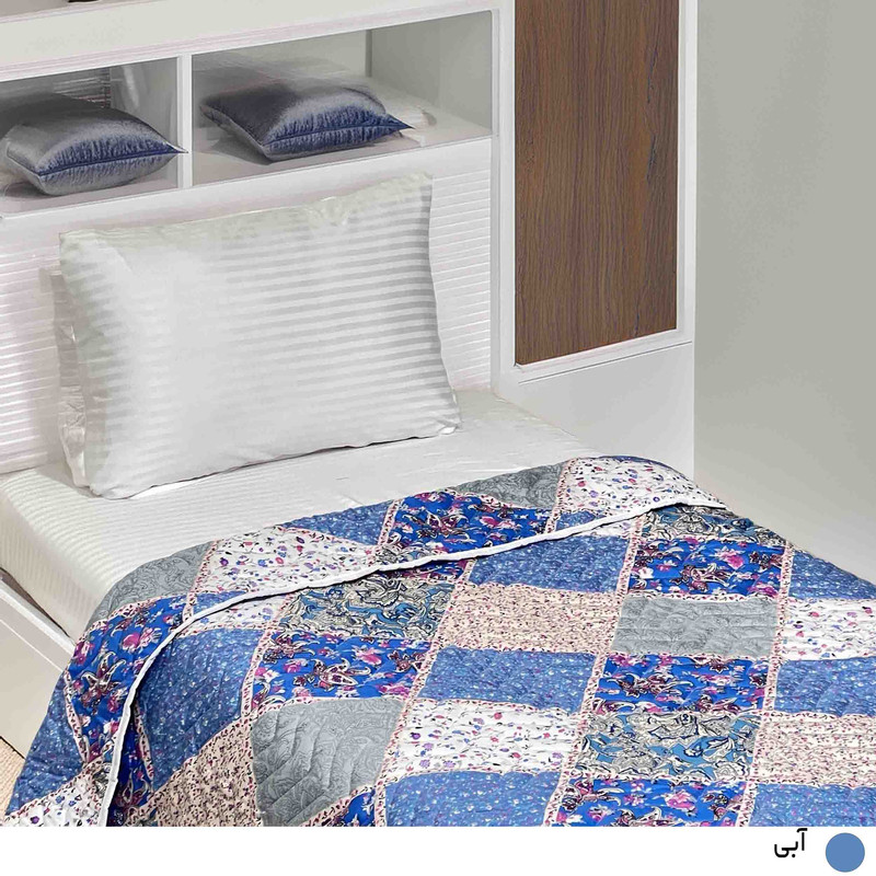 روتختی یک نفره مانیکاهوم مدل چهل تکه پلاس سایز 220x150 سانتی‌متر