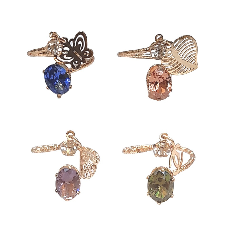 انگشتر دخترانه مدل نیم بند کد 6 مجموعه 4 عددی انگشتر دخترانه مدل نیم بند کد 6 مجموعه 4 عددی