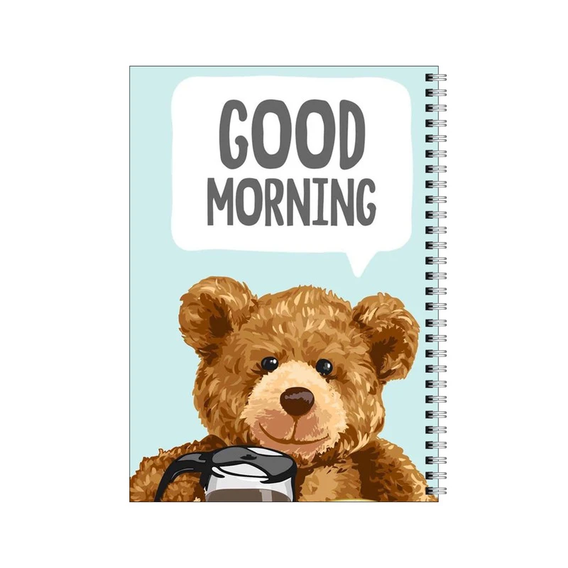 دفتر مشق 80 برگ بامبیلیپ طرح صبح بخیر خرسی کد 5341241