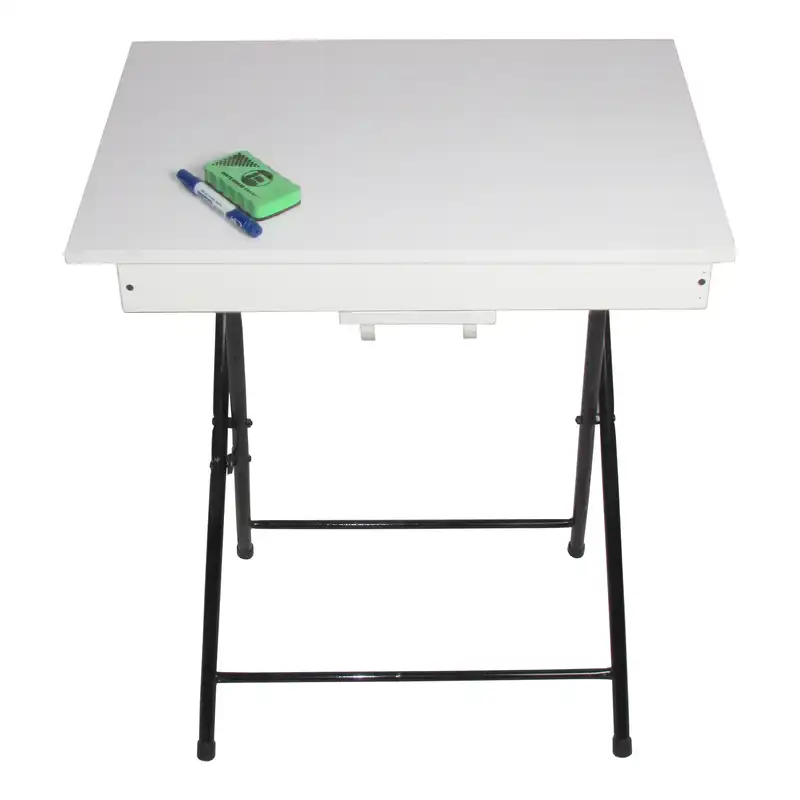 میز تحریر و صندلی میزیمو مدل وایت بردی کد 109