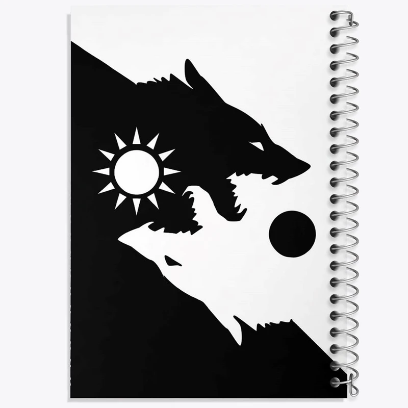 دفتر مشق 50 برگ خندالو مدل یین و یانگ کد 6219