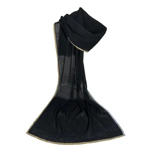 شال زنانه مدل نخی پیلیسه دور نوار کد 2